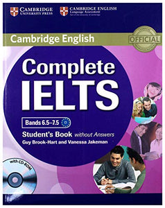 Complete IELTS Bands 6.5-7.5 Student's Book without Answers with CD-ROM 