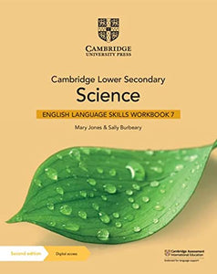 Cambridge Lower Secondary Science English Language Skills Workbook 7 with Digital Access (1 Year) 