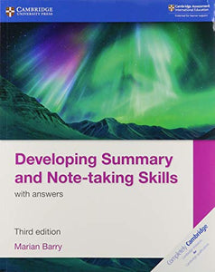 Developing Summary and Note-taking Skills with answers 