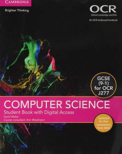 GCSE Computer Science for OCR Student Book with Digital Access (2 Years) Updated Edition 