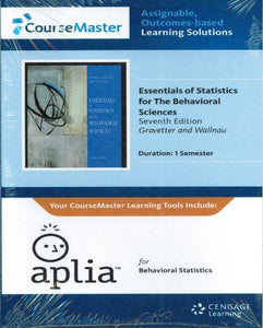 Essentials of Statistics for the Behavio 