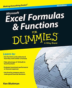 Excel Formulas and Functions For Dummies 