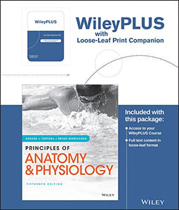 Principles of Anatomy and Physiology, 15e Wileyplus Registration Card + Loose-Leaf Print Companion 