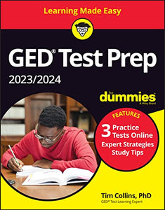 GED Test Prep 2023 / 2024 For Dummies with Online Practice 