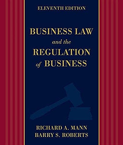 Business Law and the Regulation of Business 