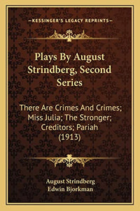 Plays By August Strindberg, Second Series 