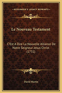 Le Nouveau Testament 