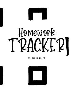 Homework Tracker (8x10 Hardcover Log Book / Planner / Tracker) 