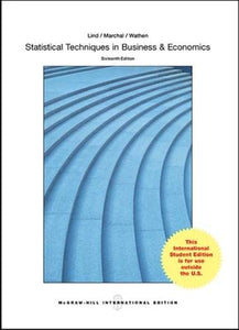 Statistical Techniques in Business and Economics 