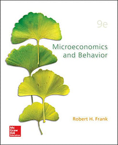 Microecomics and Behavior (Int'l Ed) 