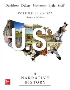 Us: A Narrative History Volume 1 W/ Connect Access Card 1t AC 