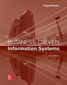 Business Driven Information Systems 