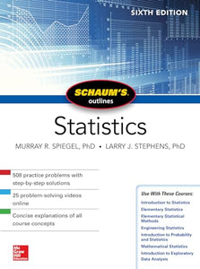 Schaum's Outline of Statistics, Sixth Edition 