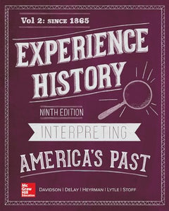 Looseleaf for Experience History, Vol 2: Since 1865 