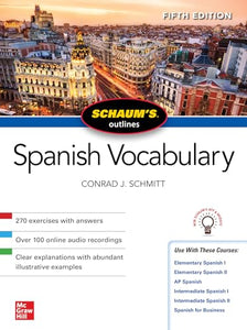 Schaum's Outline of Spanish Vocabulary, Fifth Edition 