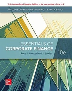 ISE Essentials of Corporate Finance 