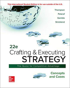 ISE Crafting & Executing Strategy: Concepts and Cases 