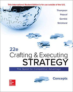 ISE Crafting and Executing Strategy: Concepts 