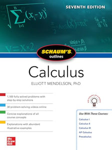 Schaum's Outline of Calculus, Seventh Edition 