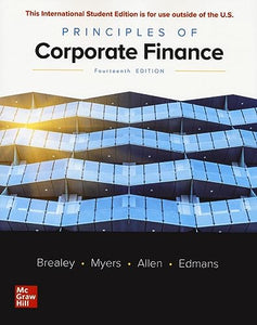 Principles of Corporate Finance ISE 