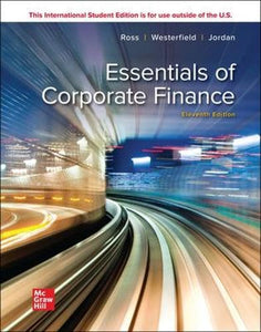 Essentials of Corporate Finance ISE 