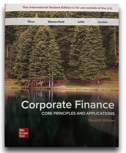 Corporate Finance: Core Principles and Applications ISE 