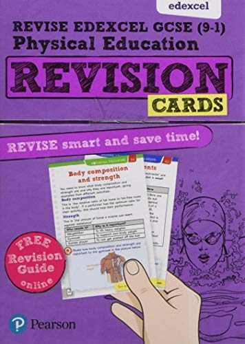 Pearson REVISE Edexcel GCSE Physical Education Revision Cards (with free online Revision Guide): For 2024 and 2025 assessments and exams (Revise Edexcel GCSE Physical Education 16)