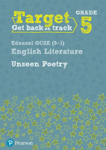 Target Grade 5 Unseen Poetry Edexcel GCSE (9-1) Eng Lit Workbook 