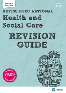 Pearson REVISE BTEC National Health and Social Care Revision Guide inc online edition - 2023 and 2024 exams and assessments 