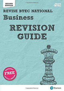 Pearson REVISE BTEC National Business Revision Guide inc online edition - 2023 and 2024 exams and assessments 