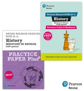 New Pearson Revise Edexcel GCSE History Medicine in Britain Complete Revision & Practice Bundle - 2025 and 2026 exams 