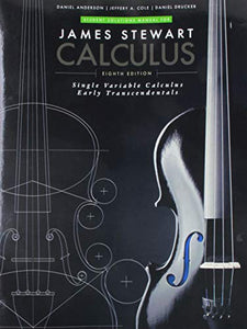 Student Solutions Manual for Stewart's Single Variable Calculus: Early  Transcendentals, 8th 