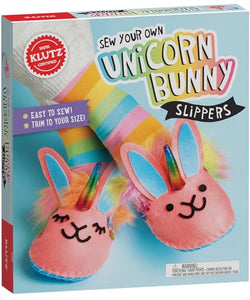 Sew Your Own Unicorn Bunny Slippers 