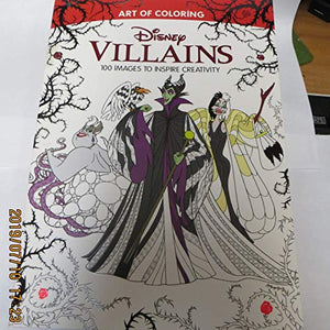 Art of Coloring: Disney Villains (Walmart Black Friday Custom Pub) 