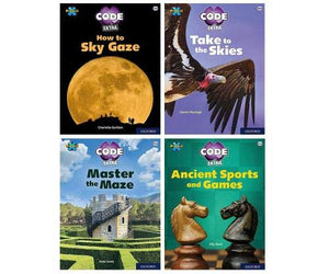 Project X CODE Extra: White and Lime Book Bands, Oxford Levels 10 and 11: Sky Bubble and Maze Craze, Mixed Pack of 4 