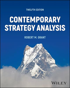 Contemporary Strategy Analysis 