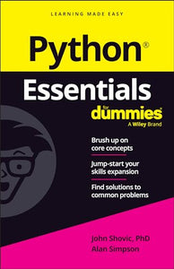 Python Essentials For Dummies 