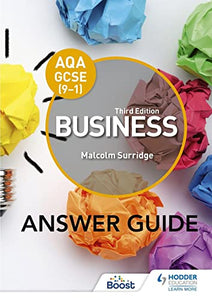 AQA GCSE (9-1) Business Third Edition Answer Guide 