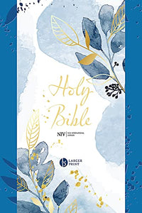 NIV Larger Print Blue Soft-tone Bible with Zip 