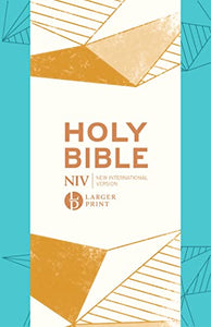 NIV Larger Print Personal Teal Soft-Tone Bible 