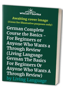 Complete German: The Basics (CD) 