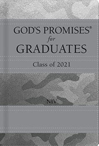 God's Promises for Graduates: Class of 2021 - Silver Camouflage NIV 