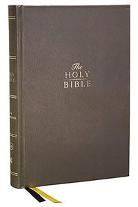 KJV Holy Bible with Apocrypha and 73,000 Center-Column Cross References, Hardcover, Red Letter, Comfort Print: King James Version 