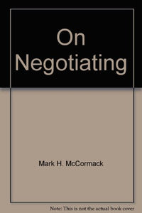 On Negotiating 