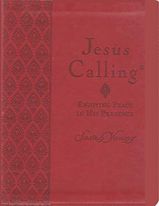 Jesus Calling: Enjoying His Peace In His Presence (Red Leather) 