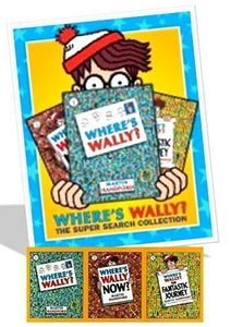 Where's Wally Box Set - Boxed gift set includes 3 books: 1) Where's Wally 2) Where's Wally Now 3) Where's Wally The Fantastic Journey RRP: £17.97 