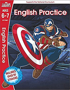 Captain America: English Practice, Ages 6-7 