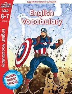 Captain America: English Vocabulary, Ages 6-7 