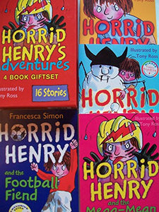 HORRID HENRY'S ADVENTURES 4 BOOK GIFTSET 