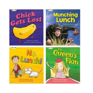 Learn to Read at Home with Bug Club Phonics: Pack 3 (Pack of 4 reading books with 3 fiction and 1 non-fiction) 